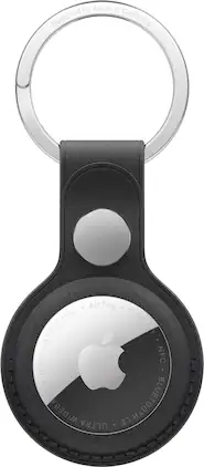 Apple - AirTag FineWoven Key Ring (2026) - Black