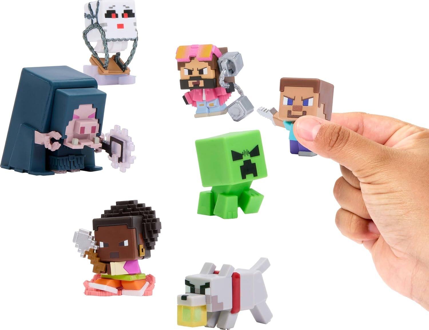 Alt View 4. Mattel - Minecraft Mini Mode: Overworld Battle Pack with 7 Figures.