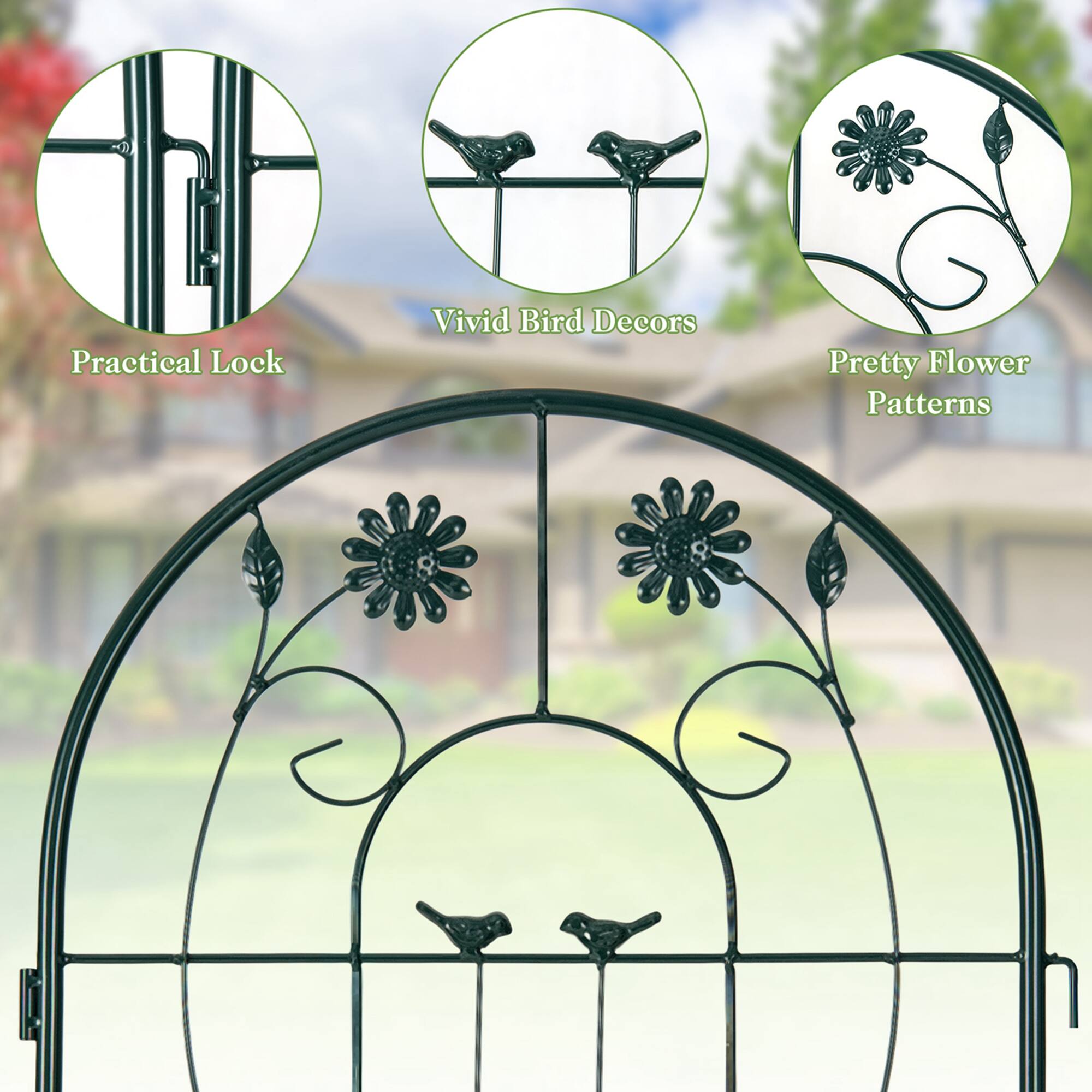 Practical Lock  
Vivid Bird Decors  
Pretty Flower Patterns
