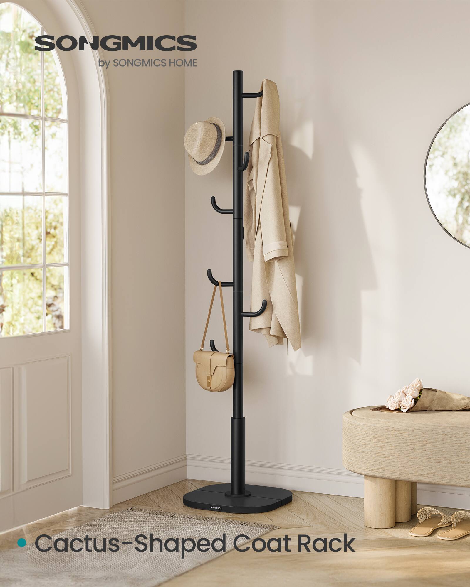 SONGMICS  
by SONGMICS HOME  

Cactus-Shaped Coat Rack