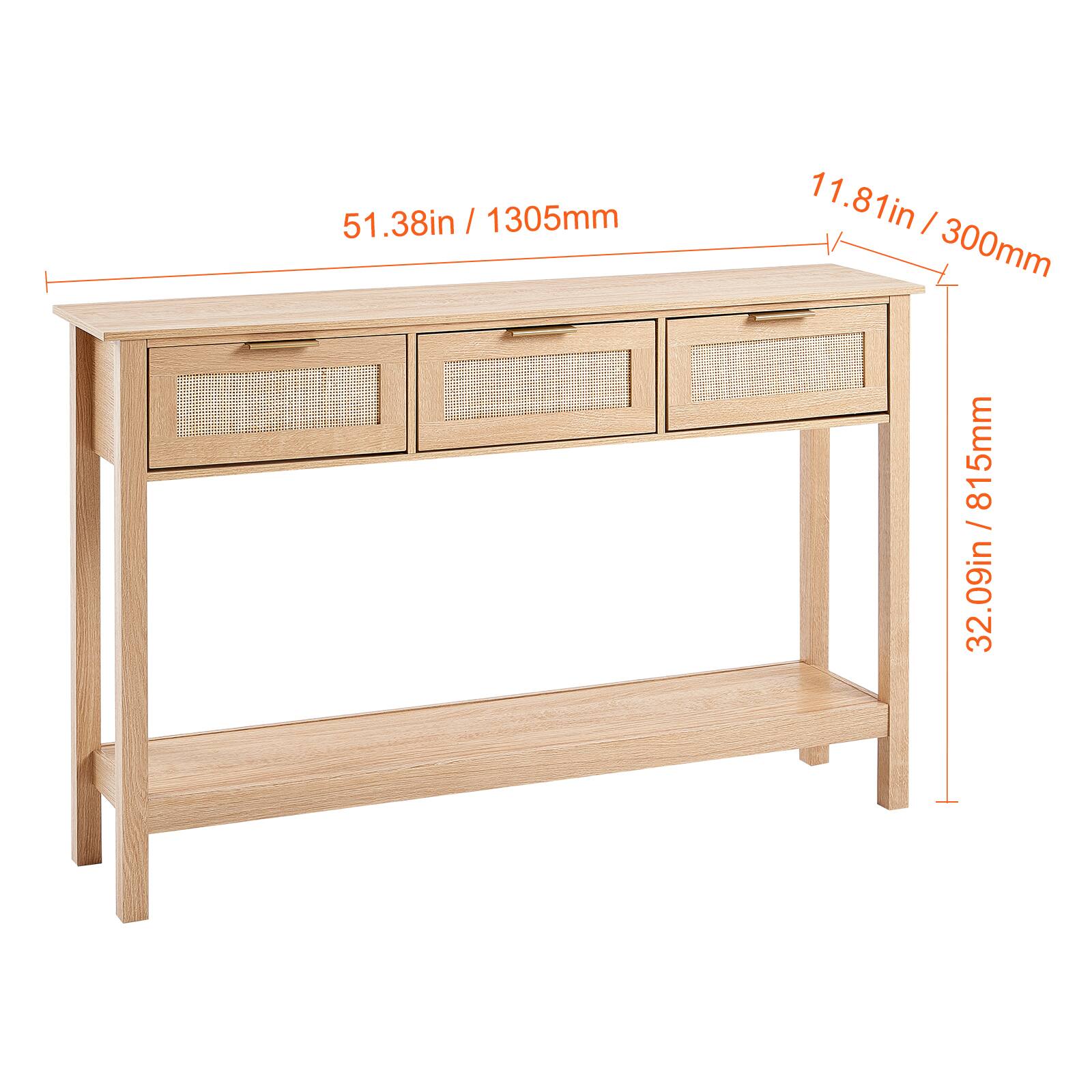 51.38in / 1305mm  
11.81in / 300mm  
32.09in / 815mm