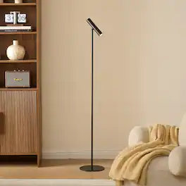Kings Brand Furniture - Cordless Rechargeable LED Floor Lamp Magnetic Adjustable Head & Touch Dimmer