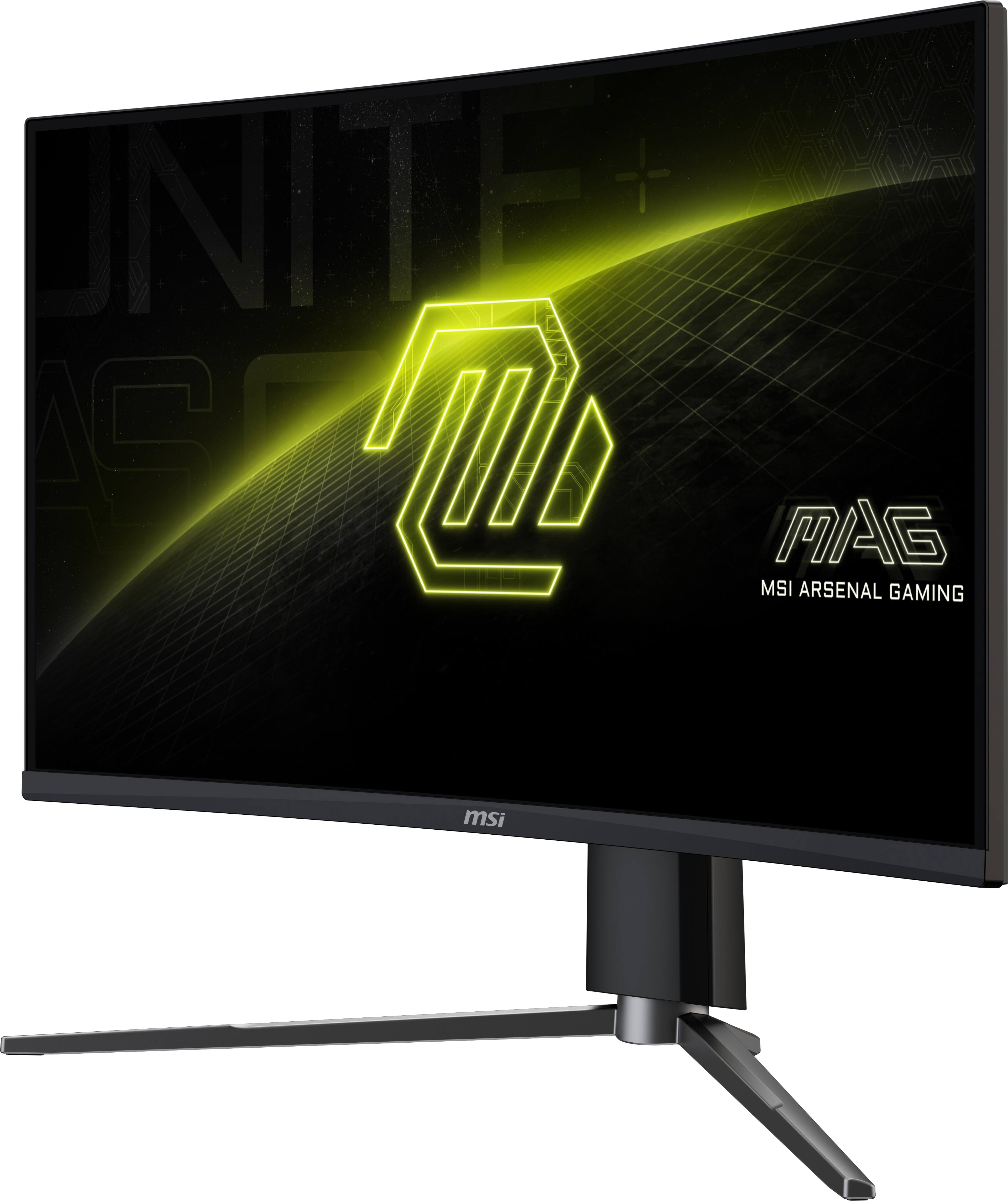 Left. MSI - MAG27CQ6PF 27" Curved QHD 180Hz 0.5ms Gaming Monitor with HDR ready  (DisplayPort, HDMI, ) - Black.