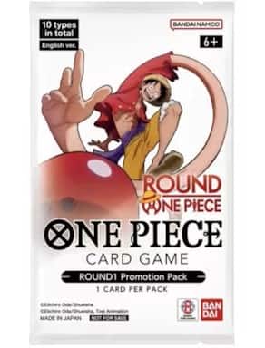 Bandai - One Piece Card Game Round1 Promotion Booster Pack - 1 Card