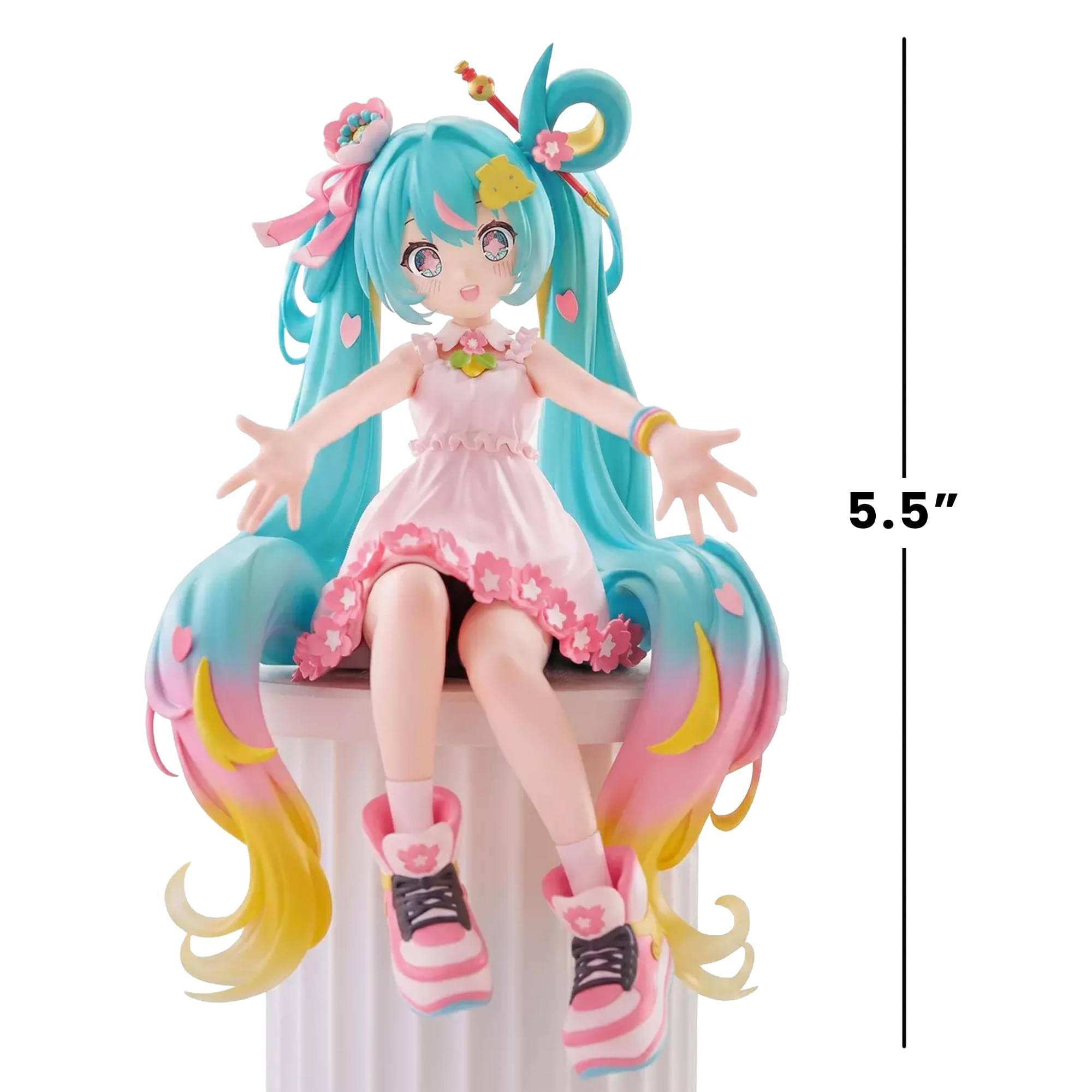 Alt View 1. Little Buddy - Vocaloid Hatsune Miku Noodle Stopper Figure | Hatsune Miku 10th Anniversary - Grey.