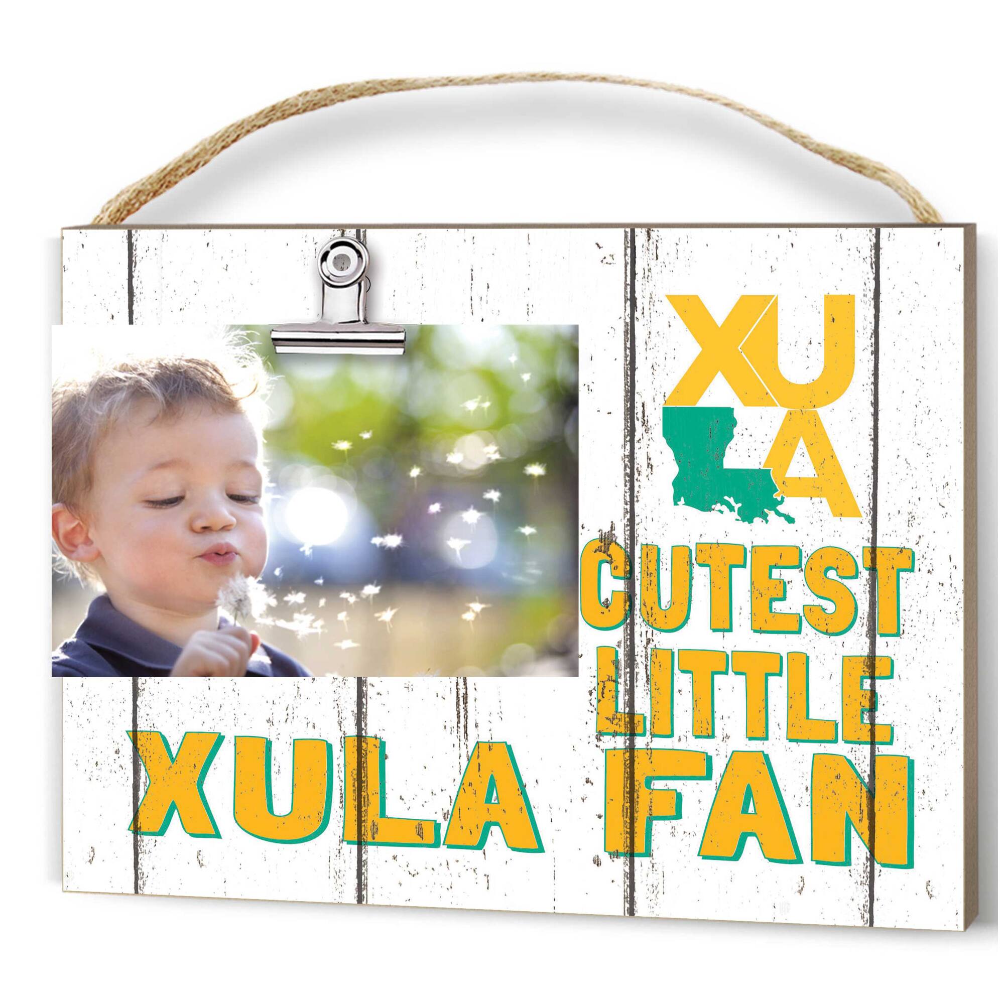 XULA Gold 8'' x 10'' Cutest Little Weathered Logo Clip Photo Frame