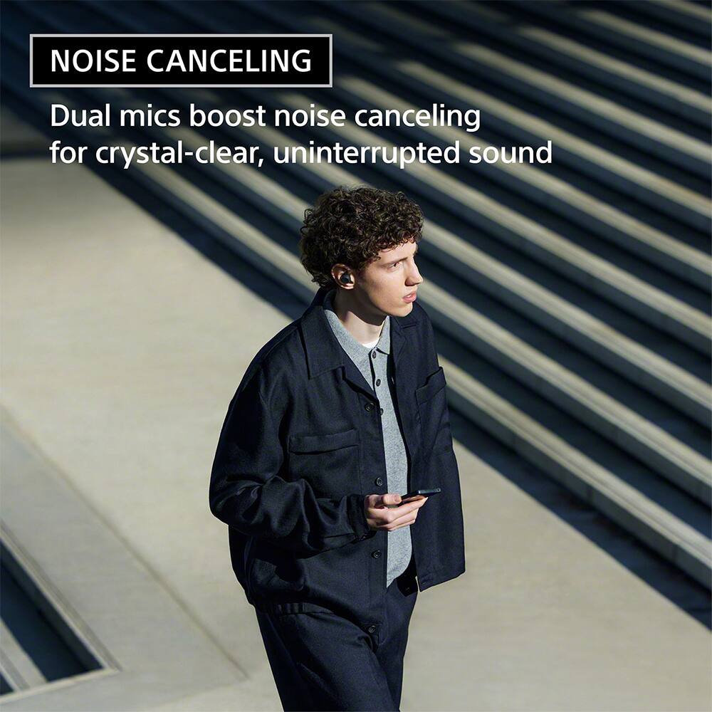 NOISE CANCELING

Dual mics boost noise canceling for crystal-clear, uninterrupted sound
