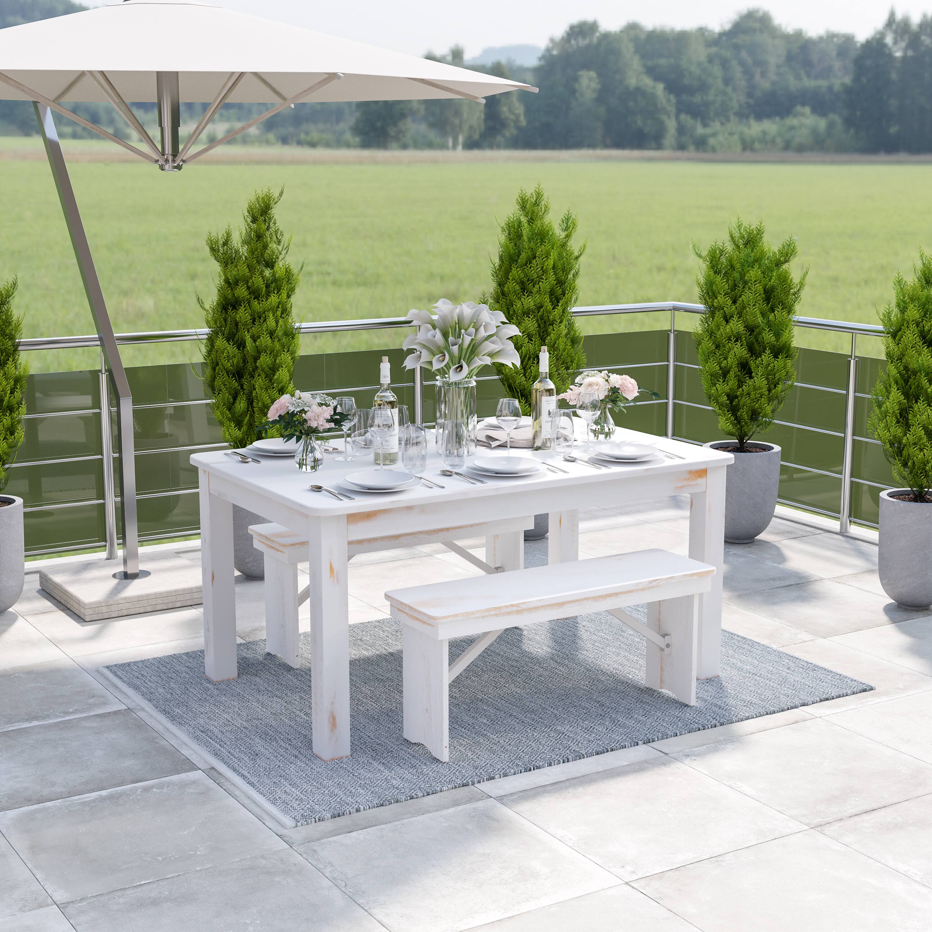 Alt View 2. Emma + Oliver - Handwoven Diamond Motif Indoor Area Rug Micro Polyester - Grey.