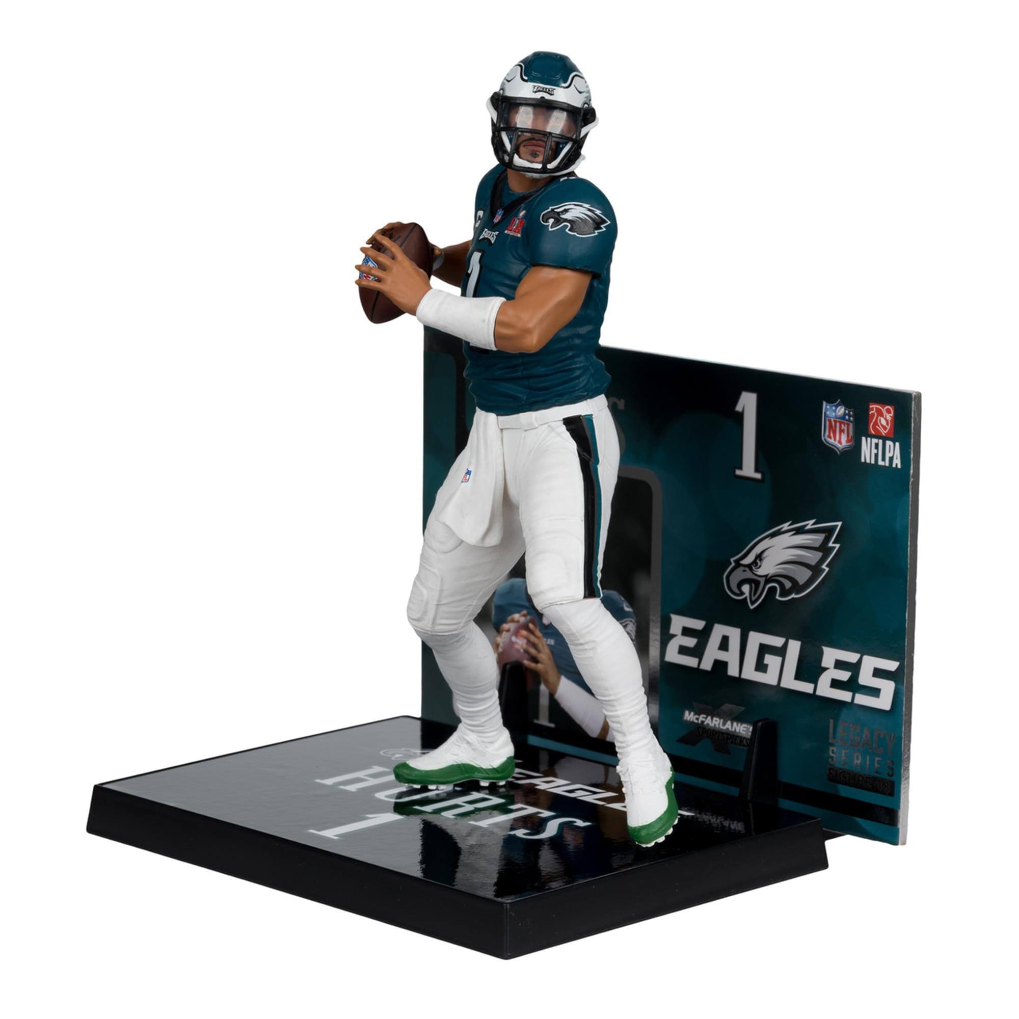 - L X 1 1 NFL 2 NELPA 1 EAGLES McFARLANE LEGACY SERIES AC EMN 1 1 HOHTS