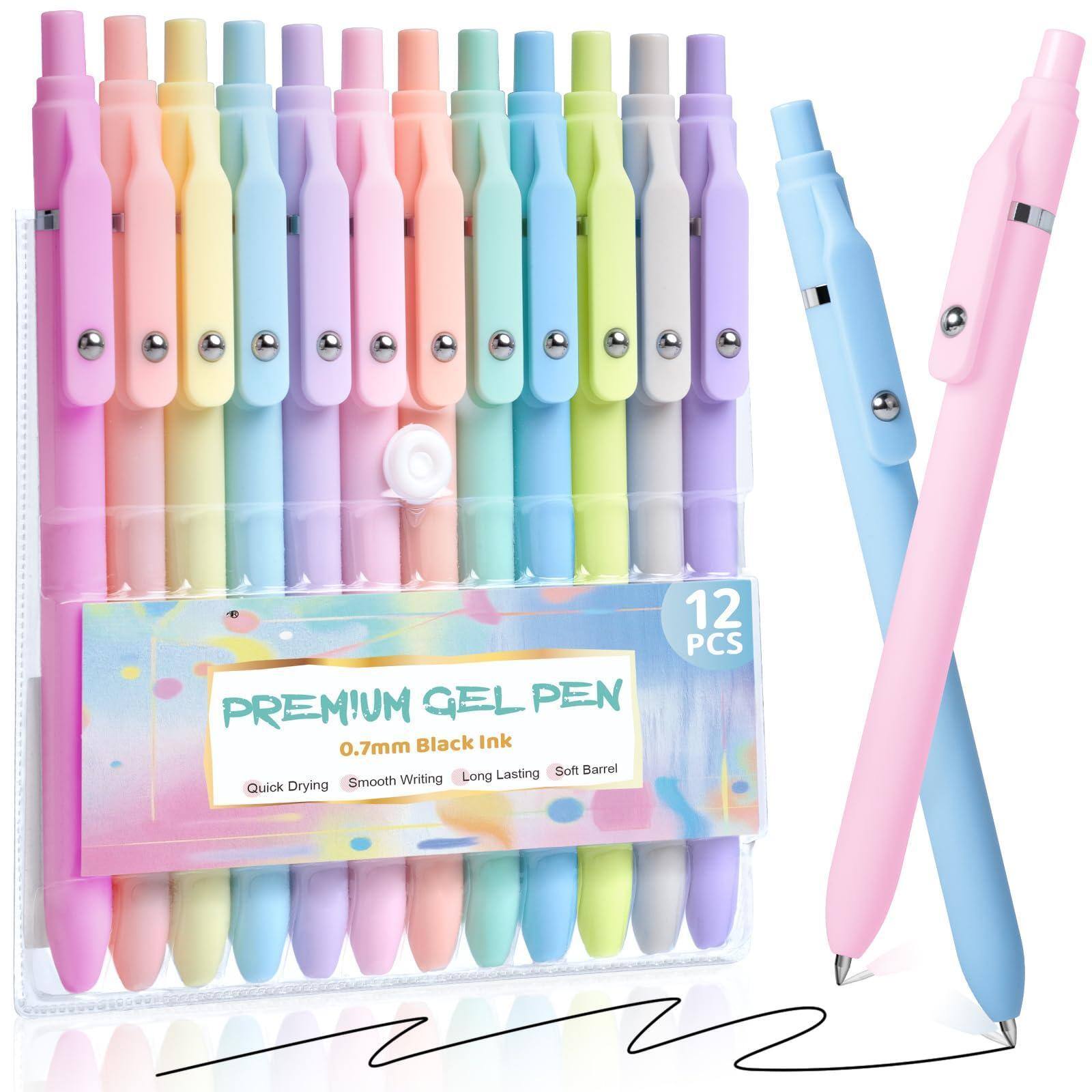 PREMIUM GEL PEN
0.7mm Black Ink
Quick Drying
Smooth Writing
Long Lasting
Soft Barrel
12 PCS
