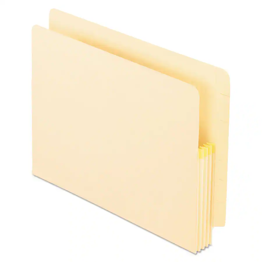 Tops Business Forms Manila Drop Front Shelf File Pockets with Tyvek ...