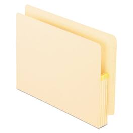 Tops Business Forms - Manila Drop Front Shelf File Pockets with Tyvek Gusset Top, 1.75" Expansion, Letter Size, Manila, 25/Box