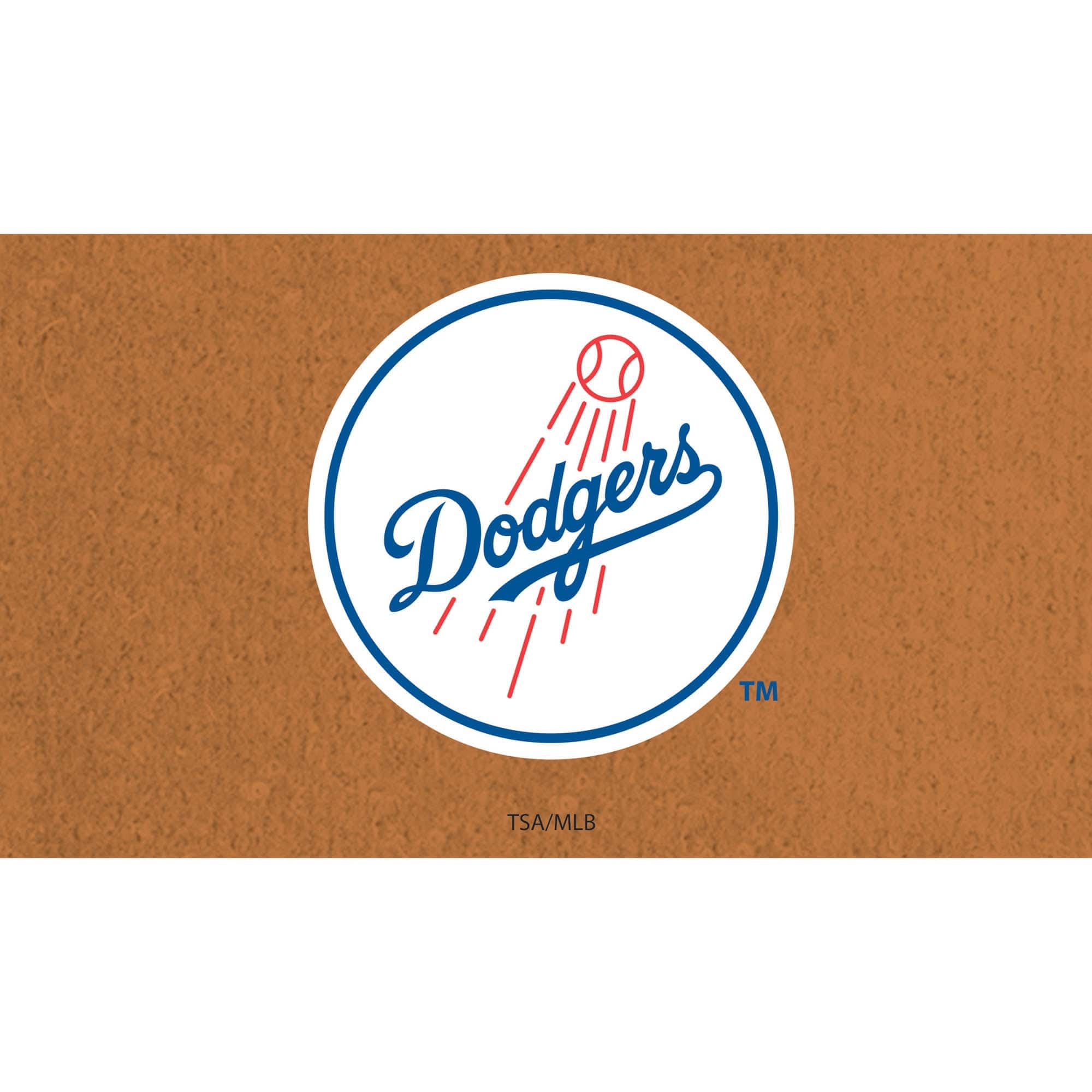 Evergreen Enterprises - Los Angeles Dodgers 28" x 16" Primary Logo Coir Mat - Multicolor