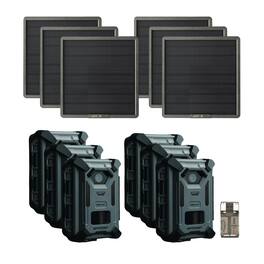 Spypoint - FORCE-4K 40MP Trail Camera (6 Pack) with Accessories Bundle