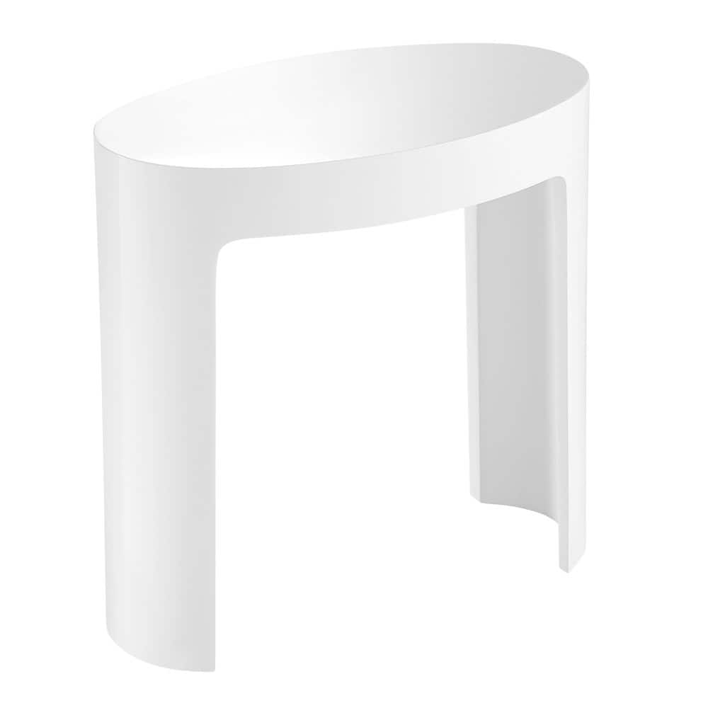 Alfi - Matte Solid Surface Resin Bathroom / Shower Stool - White