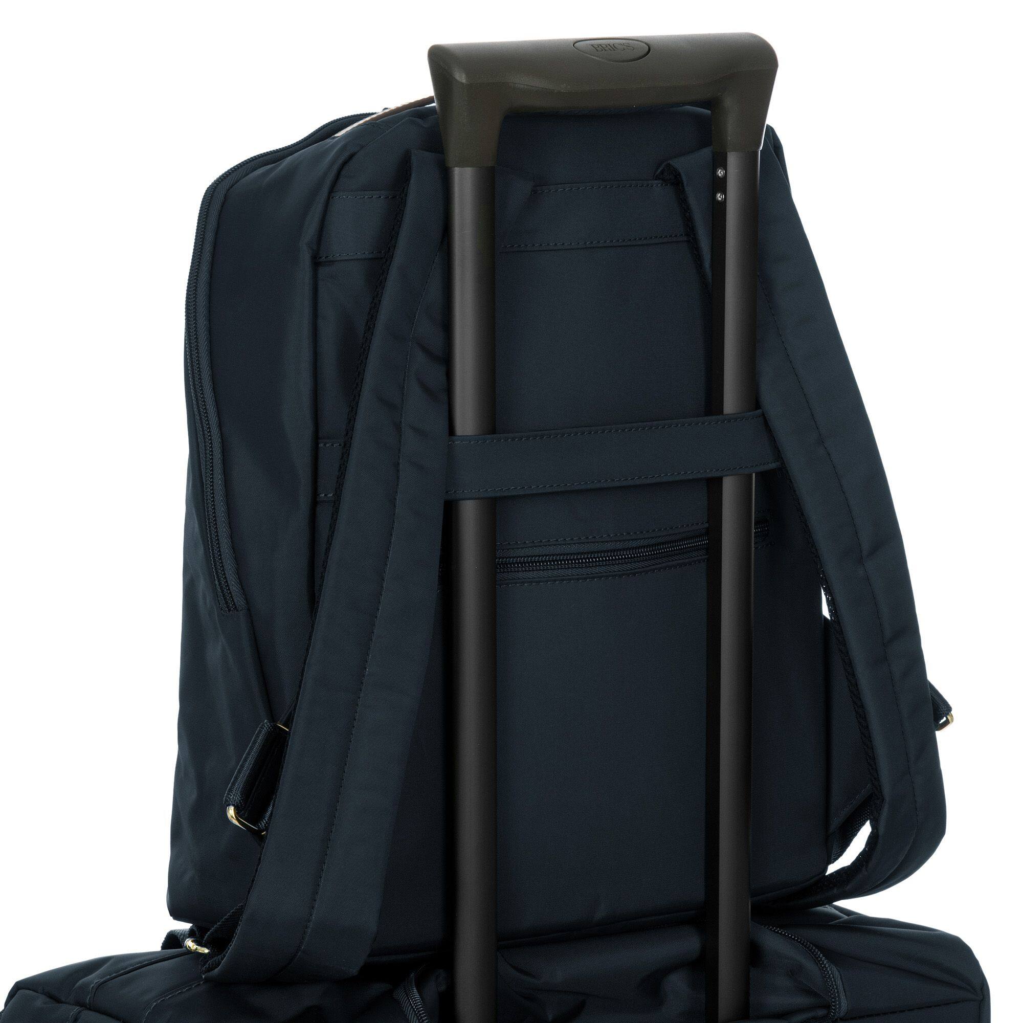 Left. Bric's - Bric's X-travel City Backpack - Navy.