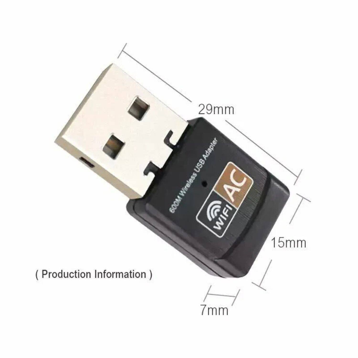 29mm Adapter USB Wireless AC 600M WIFI 15mm (Production Information) 7mm