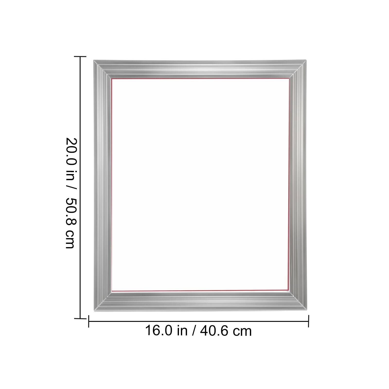 20.0 in / 50.8 cm  
16.0 in / 40.6 cm
