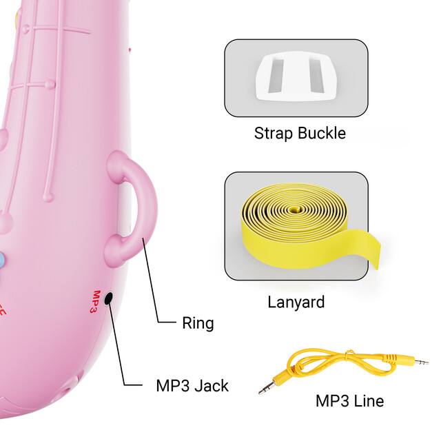 "I Strap Buckle, MP3 Ring, Lanyard, MP3 Jack, MP3 Line"