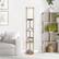 Alt View 11. Simple Designs - Round Etagere Storage Floor Lamp with 2 USB, 1 Outlet - Tan.