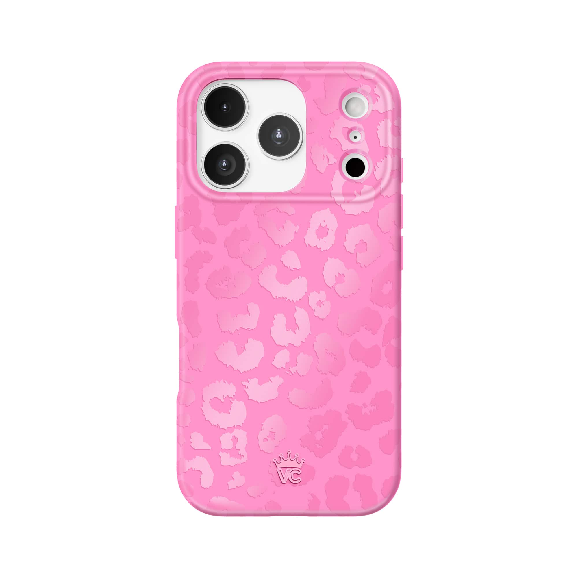 Front. VELVET CAVIAR - MagSafe Case for Apple iPhone 17 Pro - Hot Pink Leopard.