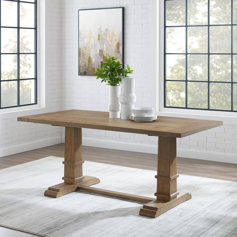 Alt View 1. Crosley Furniture - Joanna Dining Table - Brown.