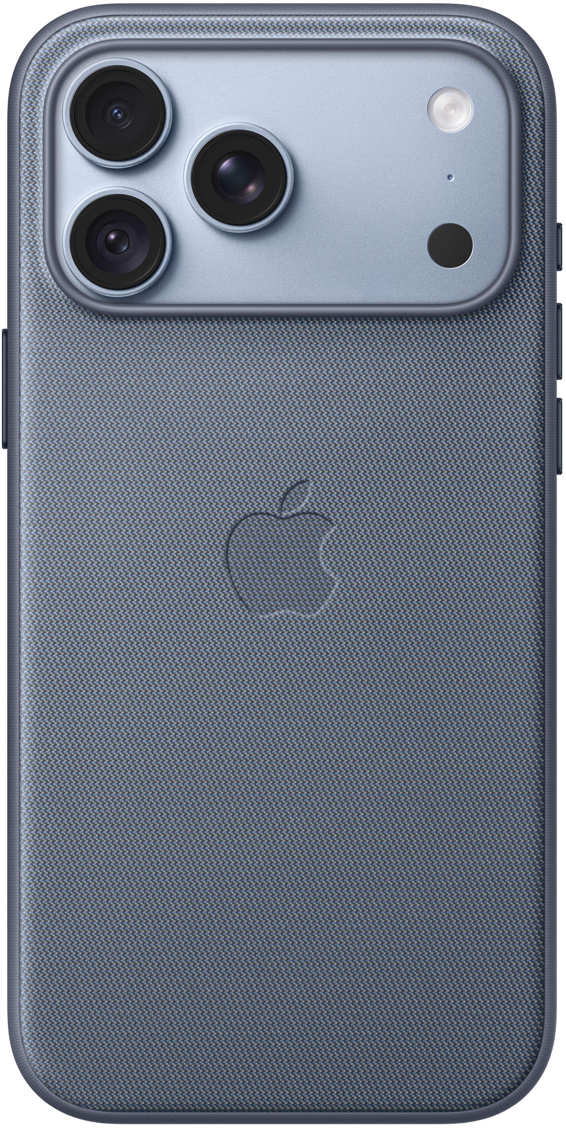 Front. Apple - iPhone 18 Pro Max TechWoven Case with MagSafe (2026) - Chambray Blue.