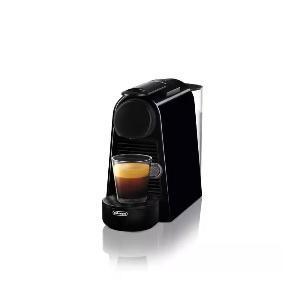 Left. De'Longhi - DeLonghi EN85B Nespresso Essenza Mini Automatic Espresso Machine (Black) - Black.