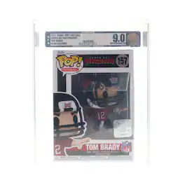 Tampa Bay Buccaneers NFL Funko POP Vinyl Figure | Tom Brady (Home Uniform) | Rated AFA 9