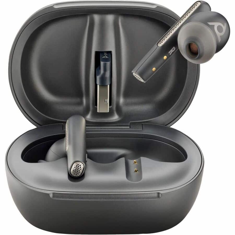 HP Poly Voyager Free 60+ UC M Carbon Earbuds Black Voyager Free 60