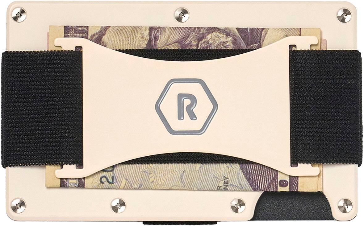Left Zoom. The Ridge Wallet - MONACO CASH STRAP - White.