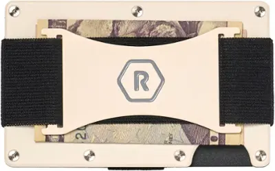The Ridge Wallet - MONACO CASH STRAP - White