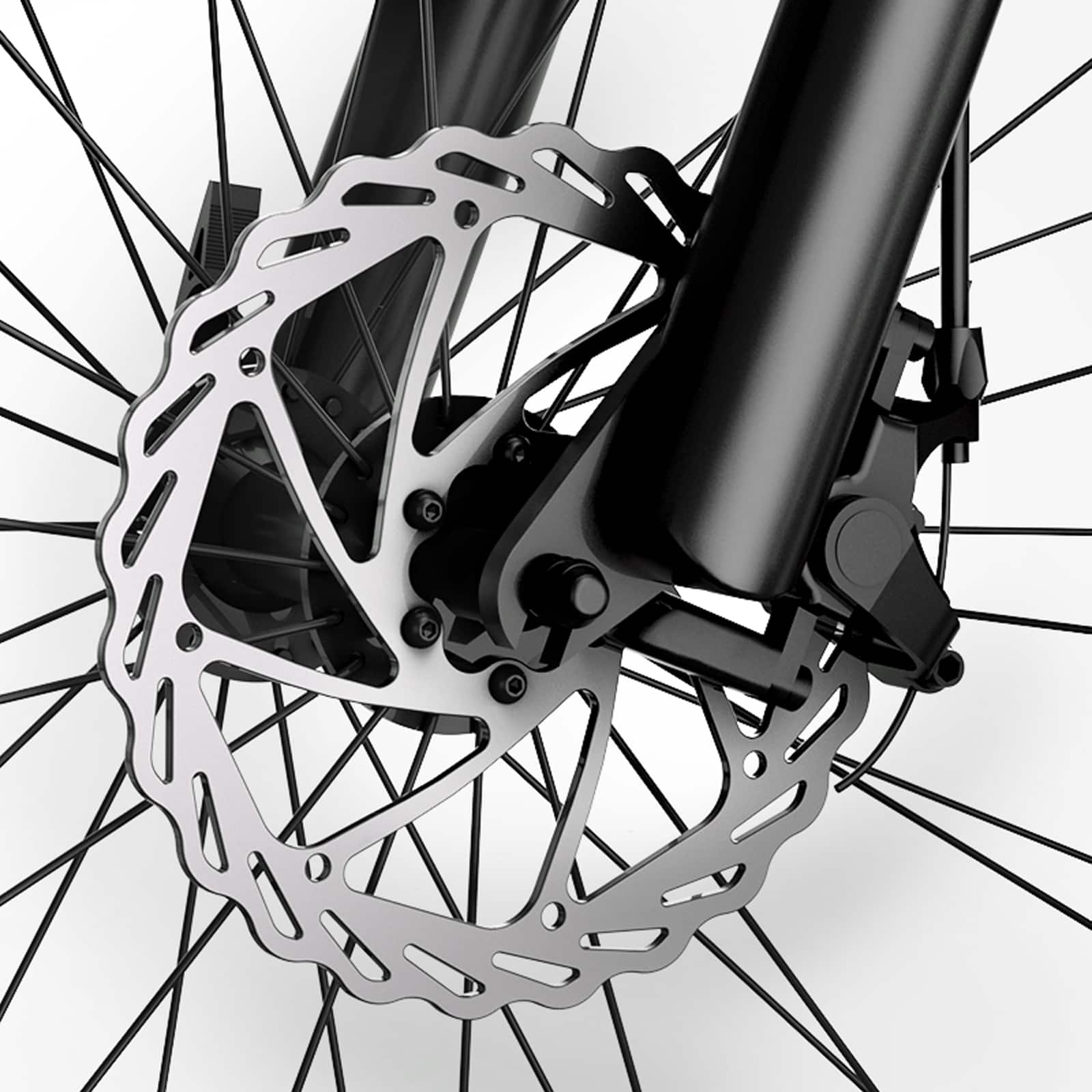 Alt View 2. HiBoy - P6 Electric Bike w/ 62 mi Max Operating Range & 28 mph Max Speed - Black.