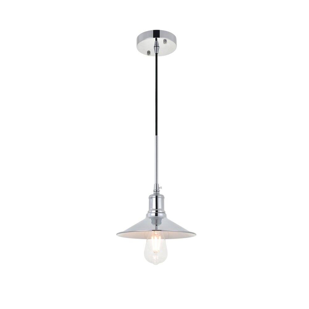 Alt View 7. Living District - Etude 1 Light Chrome Pendant - Chrome.