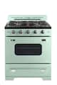 Unique Appliances - 30 in. Wide 4 burner Classic Retro 3.9 Cu. Ft. Freestanding Gas Convection Range - Summer Mint Green