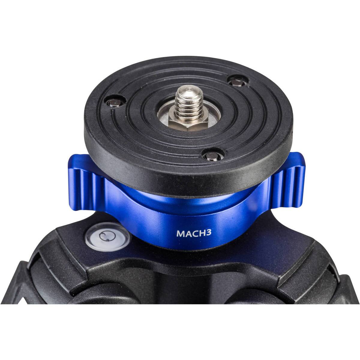 Alt View 7. Benro - Benro Mach3 TMA38CL Series 3 4-Section 9X Carbon Fiber Long Tripod.