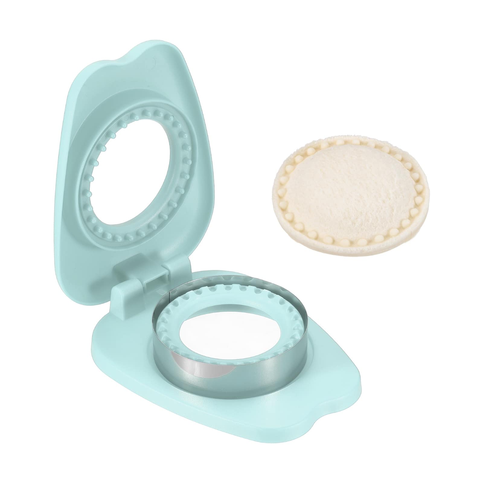 Unique Bargains - Crustless Sandwich Cutter, Round Apple Shape Uncrustable Sealer for DIY Breakfast Lunch Tea - Light Blue price history on PriceWatchPro