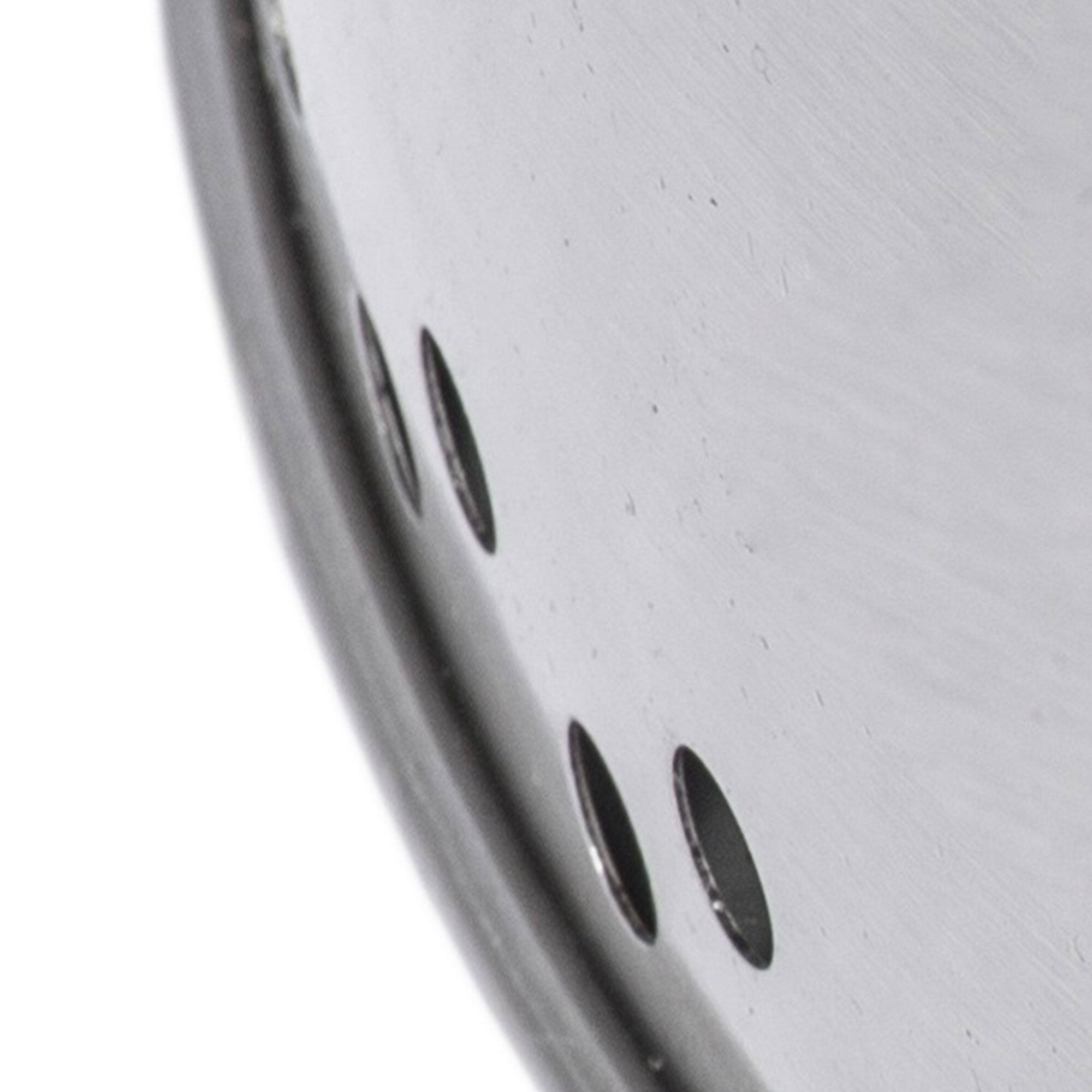 Alt View 7. Flame Engine - Flame Engine 19" Circular Smokeless Fire Pit w/Carry Bag, 304 Stainless Steel - SILVER.