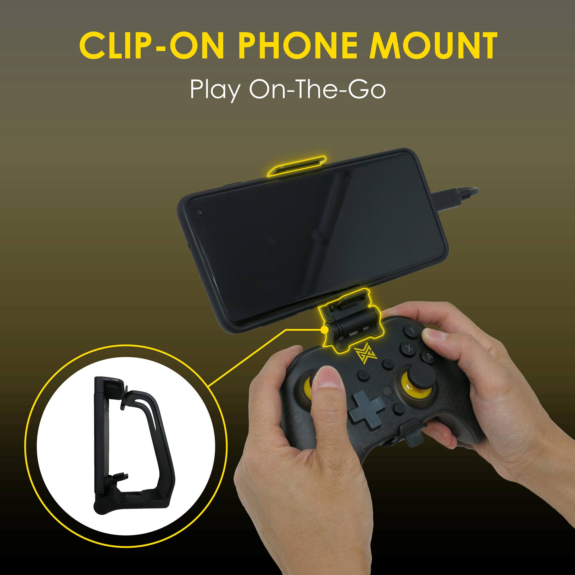 Alt View 19. MGC - MGC Scorpa Wired Gaming Controller for Windows & Android - Black.