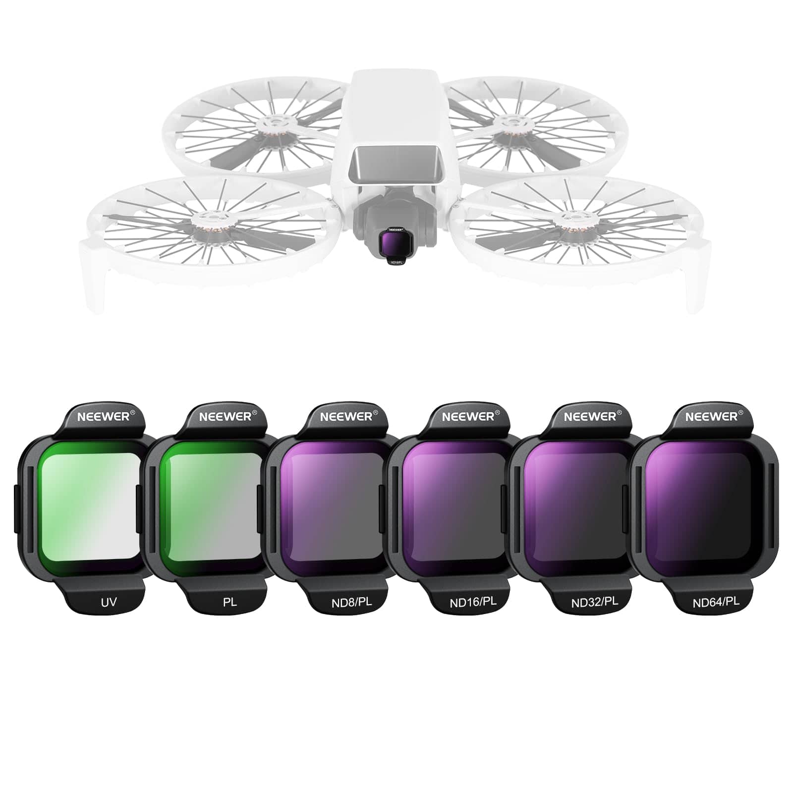 Neewer - DJI Flip ND/PL 6-Pack: ND8-64/PL + PL + UV price history on PriceWatchPro