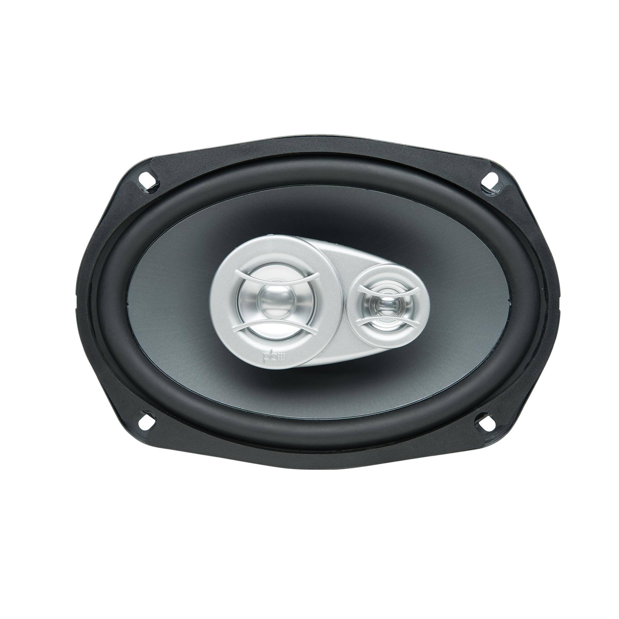 Alt View 1. Powerbass - PowerBass OE-693 - 6x9" 3-Way Speaker 2-Ohm - Pair - Black/Gray.