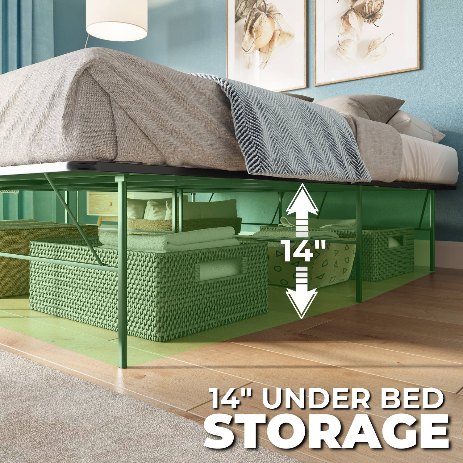 14" UNDER BED STORAGE