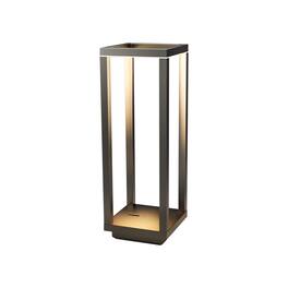 Dawnrise - 1 Pack Rechargeable Cordless Table Lamp with 3 Color and Stepless Dimmable, Water Resistant, Simple Style - Black