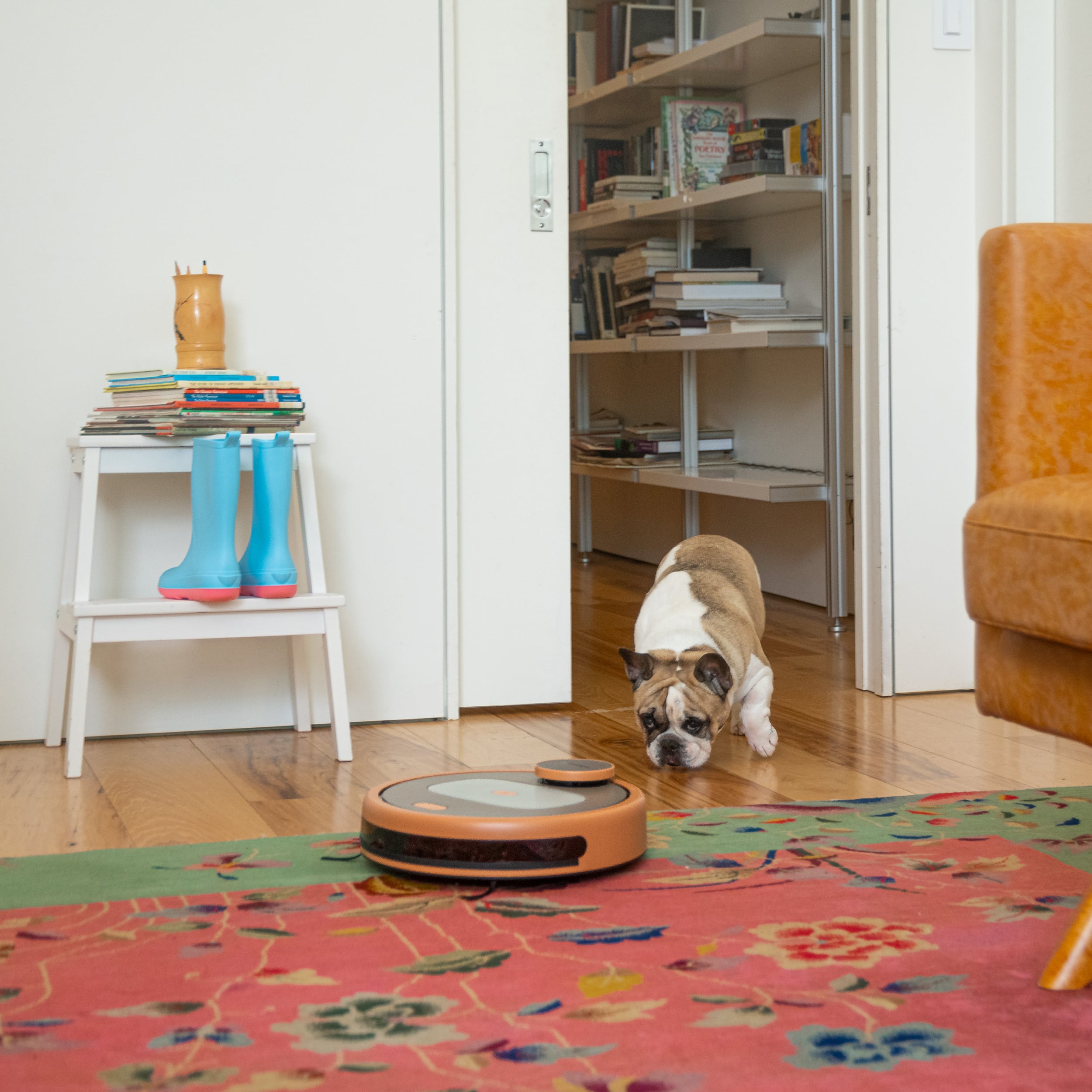 Alt View 18. bObsweep - PetHair Appetite Wi-Fi Connected Robot Vacuum and Mop - Thai Tea.