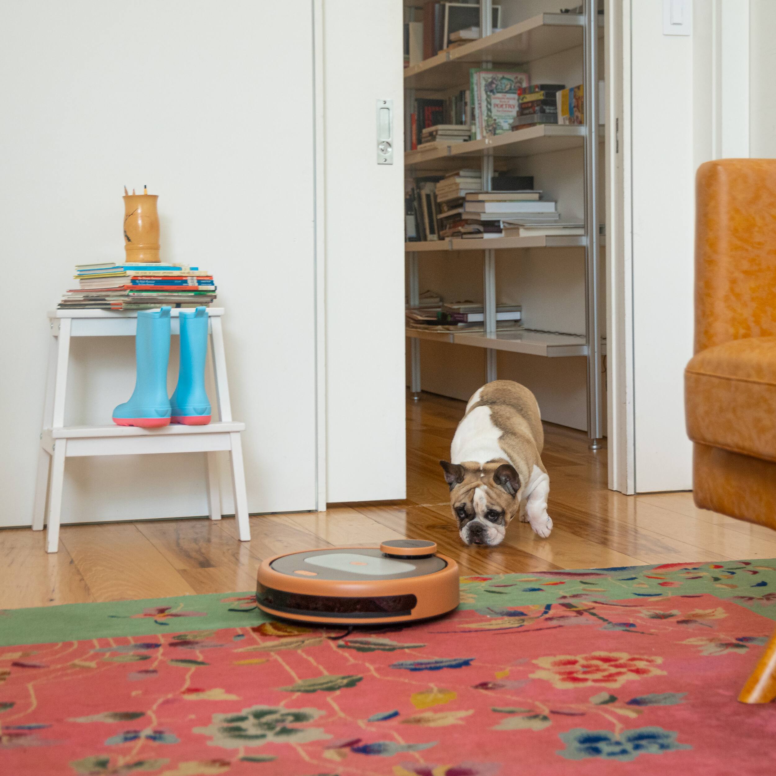 Alt View 18. bObsweep - PetHair Appetite Wi-Fi Connected Robot Vacuum and Mop - Thai Tea.
