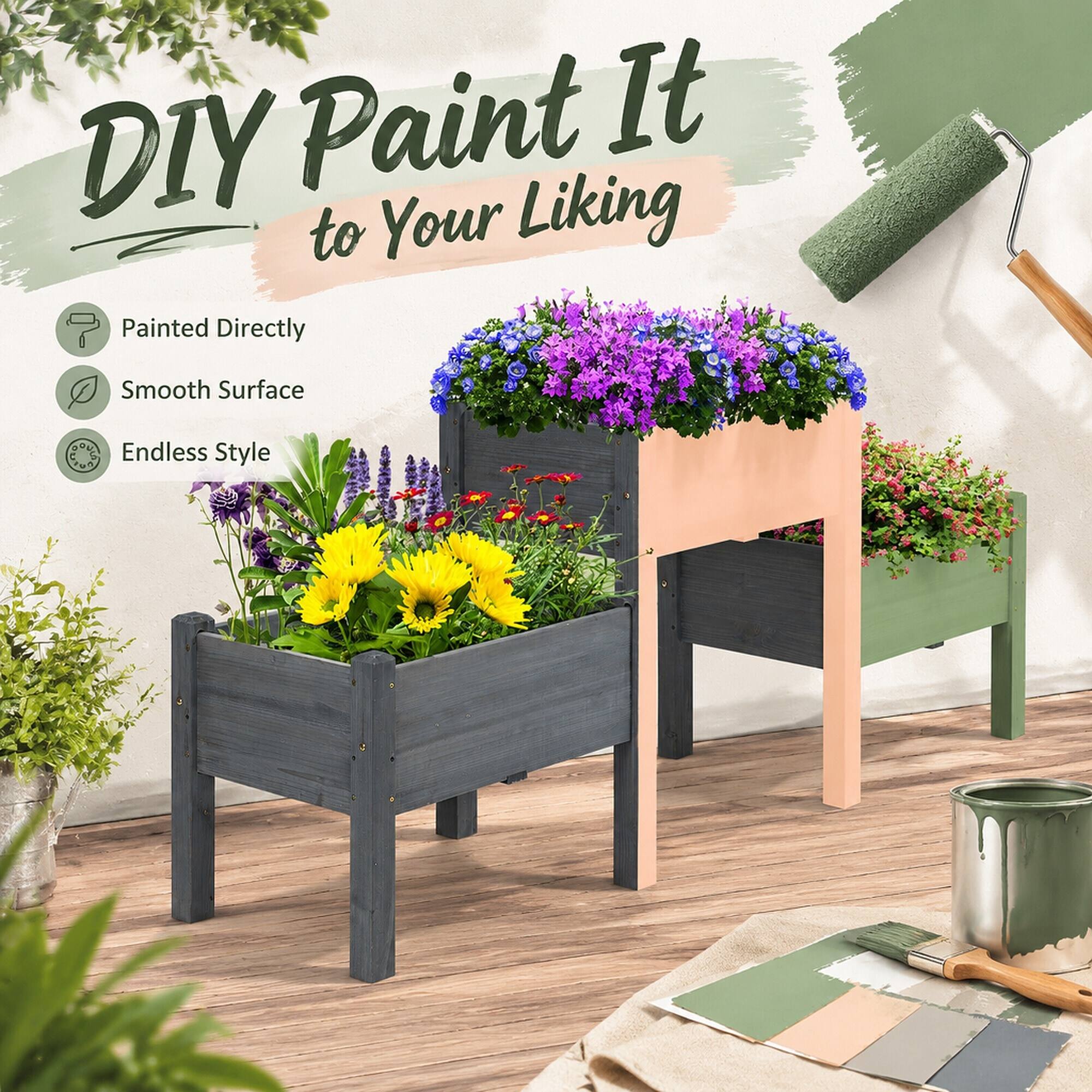 DIY Paint It to Your Liking

- Painted Directly
- Smooth Surface
- Endless Style