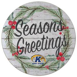 Jardine - Kent State Golden Flashes 20'' x 20'' Season's Greetings Circle - White