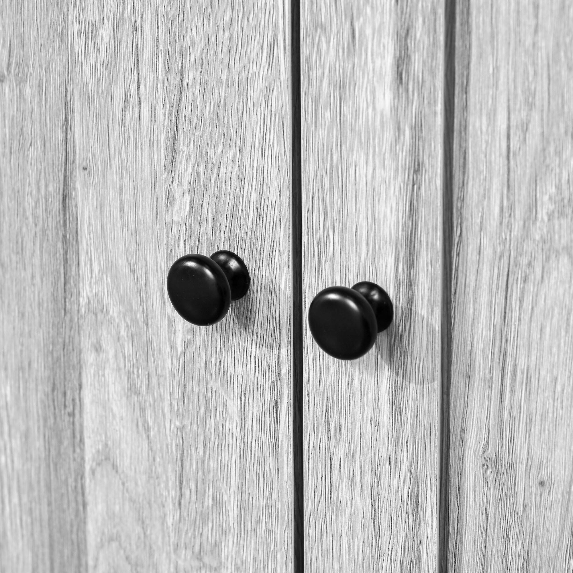 Alt View 8. Homcom - 63.5" Kitchen Buffet, Pantry Storage Cabinet with 4 Shelves, Drawers, Framed Glass Doors, Open Microwave Countertop - Ash Grey.