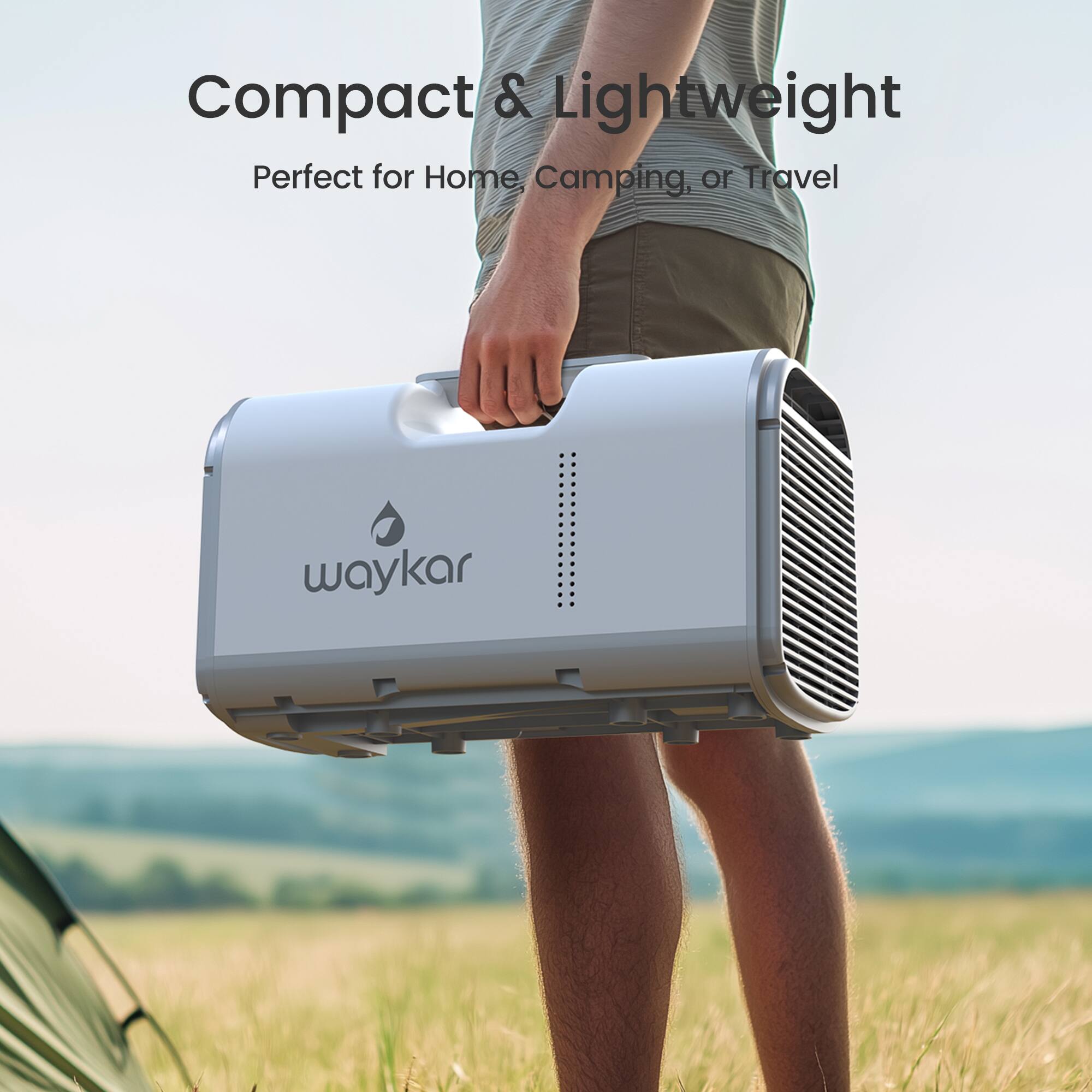 Compact & Lightweight  
Perfect for Home, Camping, or Travel
