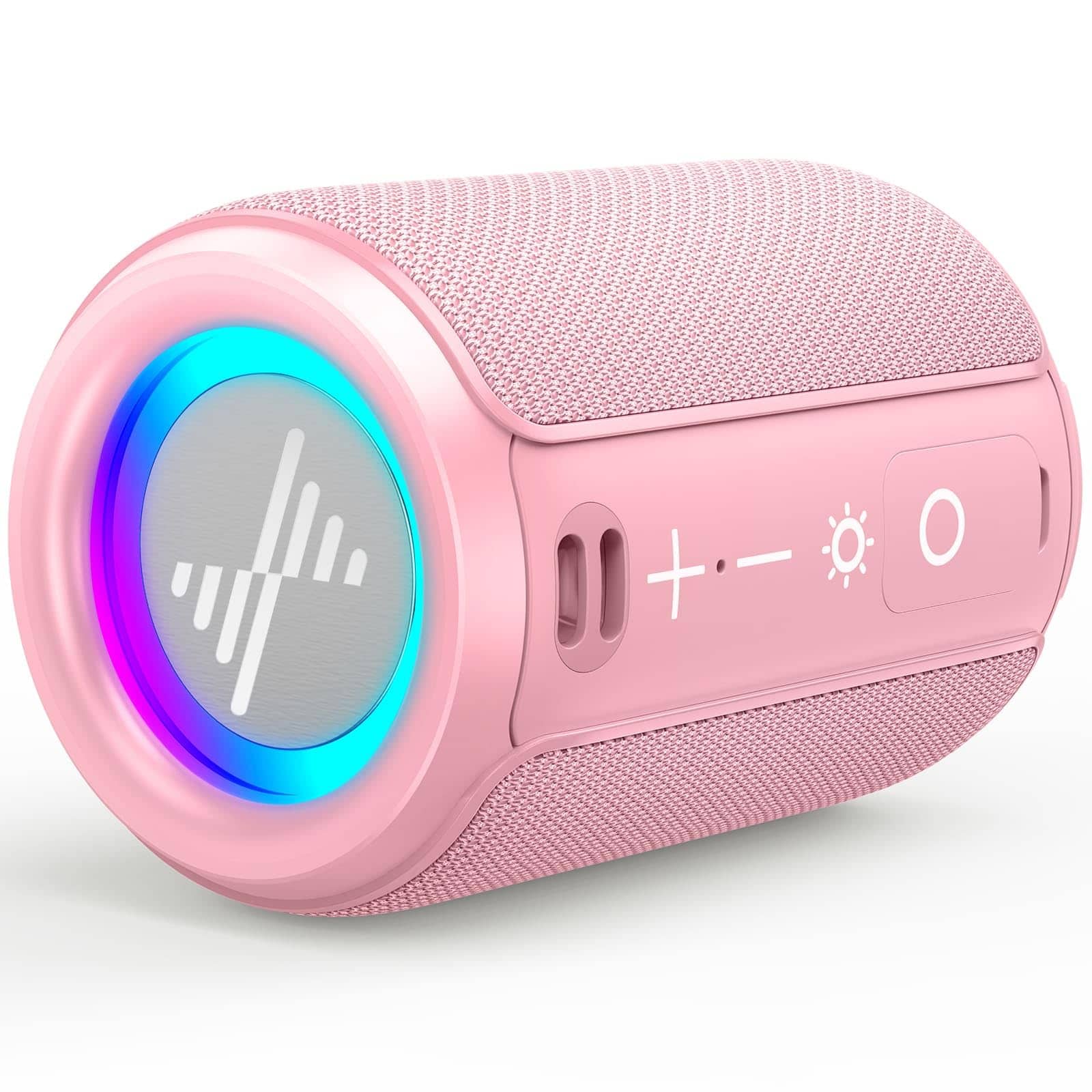Dazzed Corner - Portable Bluetooth Speaker, TWS Wireless Speaker - Pink